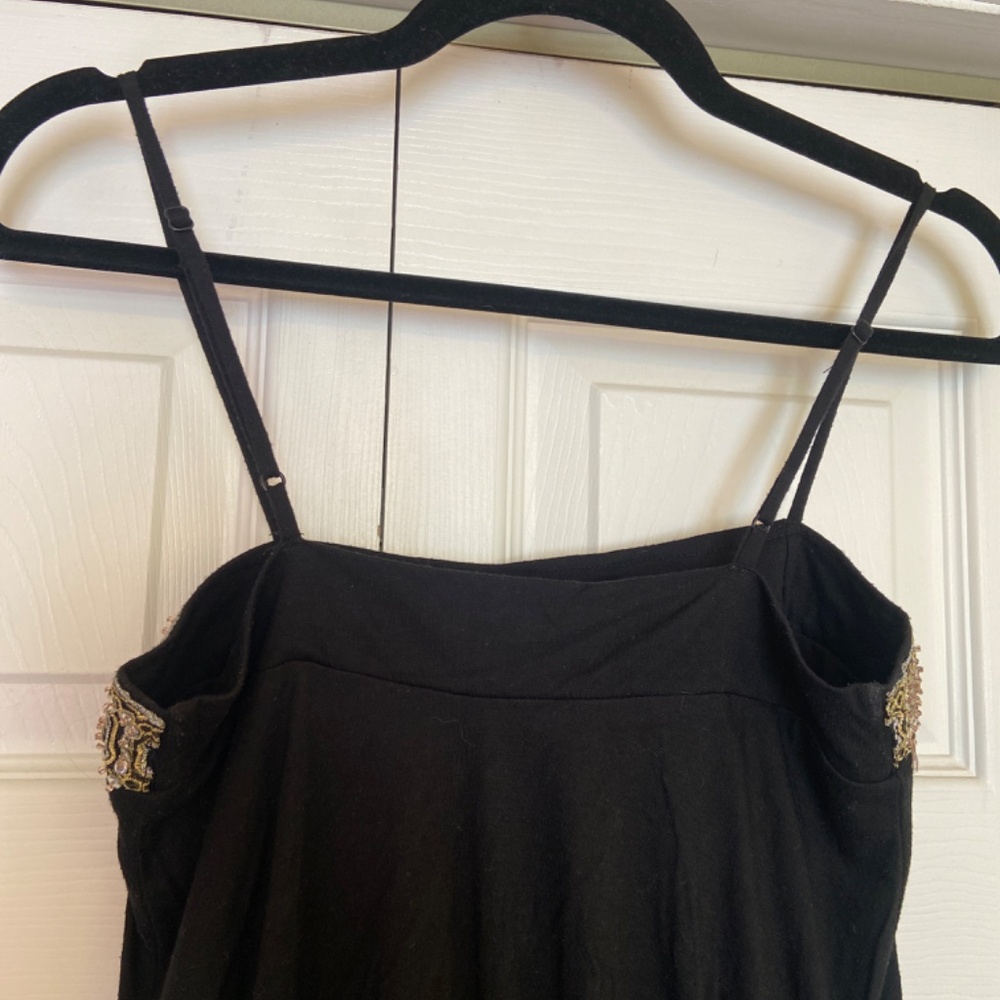 BLACK AND SEQUIN GOING OUT TOP - Picture 3 of 3